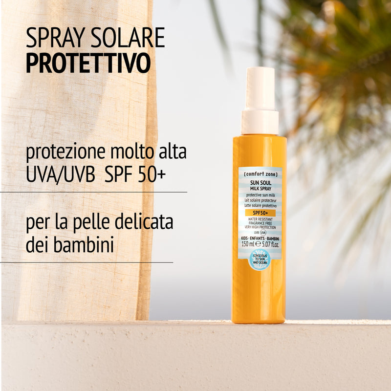 Comfort Zone: SUN SOUL MILK SPRAY SPF 50+ KIDS Latte solare protettivo per il corpo-
