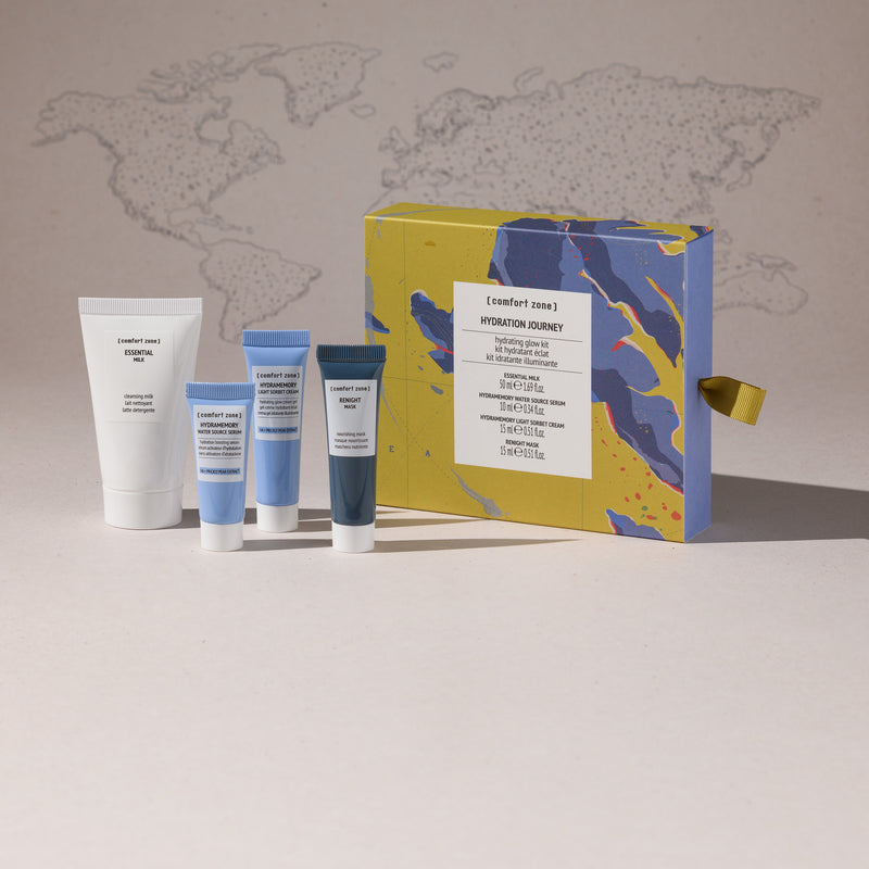 Comfort Zone: KIT HYDRATION JOURNEY 
  Kit
  idratante illuminante-
